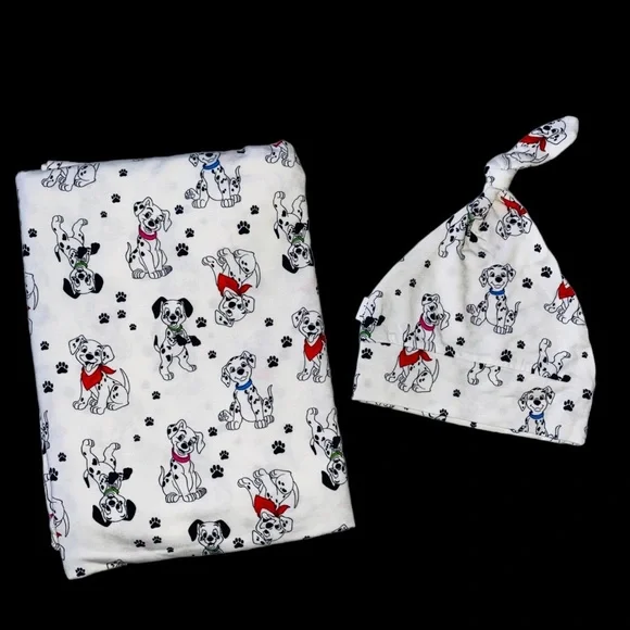 🐾NIB 101 Dalmatian Bamboo Swaddle Set🐾 - Picture 5 of 10